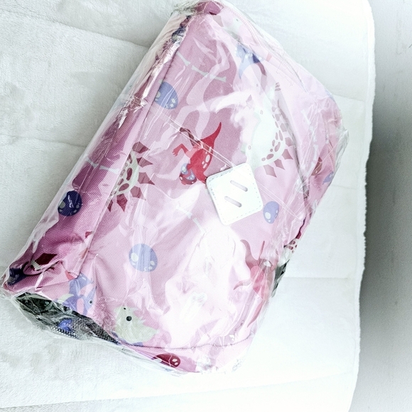 pink dinosaur Stemebun kids 15" Canvas backpack - Picture 3 of 10